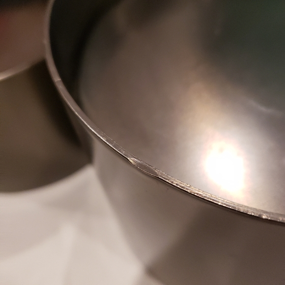 CRATE AND BARREL Links Pewter Centerpiece Pillar Candle Holder - Picture 7 of 7